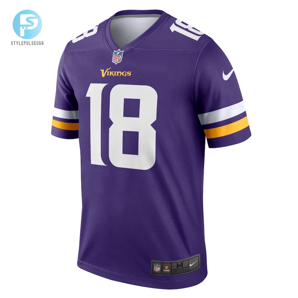 Mens Minnesota Vikings Justin Jefferson Nike Purple Legend Jersey 