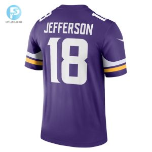 Mens Minnesota Vikings Justin Jefferson Nike Purple Legend Jersey stylepulseusa 1 2