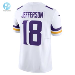 Mens Minnesota Vikings Justin Jefferson Nike White Vapor F.U.S.E. Limited Jersey stylepulseusa 1 2