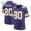 Mens Minnesota Vikings Cris Carter Nike Purple Classic Retired Player Game Jersey stylepulseusa 1