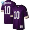 Mens Minnesota Vikings Fran Tarkenton Mitchell Ness Purple Legacy Replica Jersey stylepulseusa 1