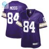 Womens Minnesota Vikings Randy Moss Nfl Pro Line Purple Retired Player Replica Jersey stylepulseusa 1