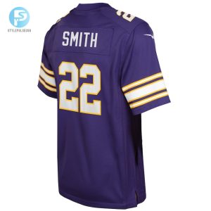 Youth Minnesota Vikings Harrison Smith Nike Purple Game Jersey stylepulseusa 1 2