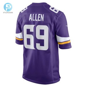 Mens Minnesota Vikings Jared Allen Nike Purple Retired Player Game Jersey stylepulseusa 1 2