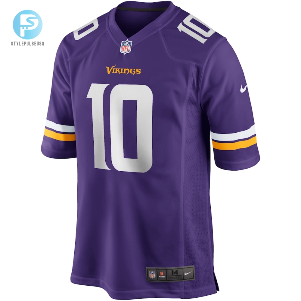 Mens Minnesota Vikings Fran Tarkenton Nike Purple Game Retired Player Jersey 