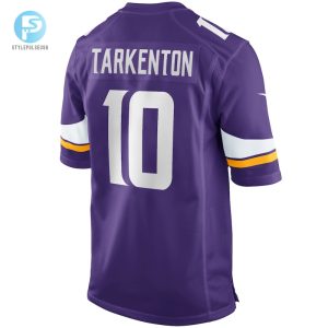 Mens Minnesota Vikings Fran Tarkenton Nike Purple Game Retired Player Jersey stylepulseusa 1 2