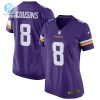 Womens Minnesota Vikings Kirk Cousins Nike Purple Player Jersey stylepulseusa 1