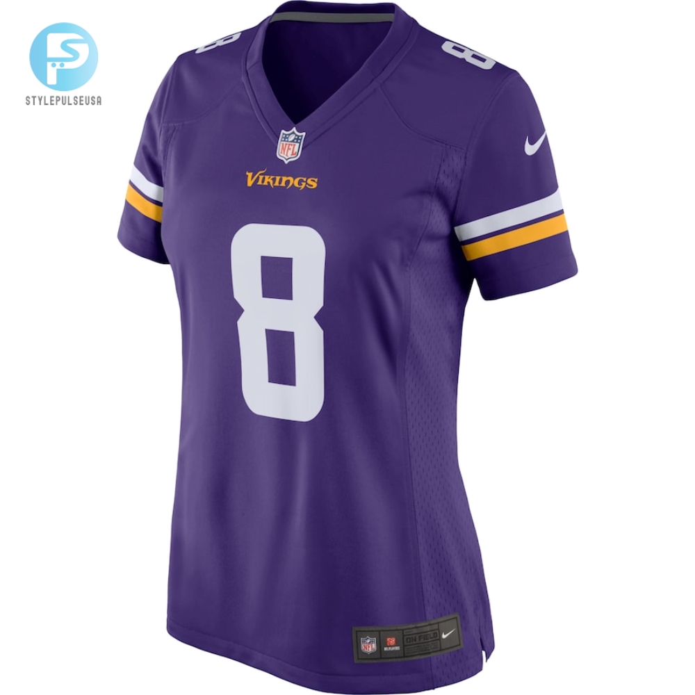 Womens Minnesota Vikings Kirk Cousins Nike Purple Player Jersey 
