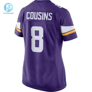 Womens Minnesota Vikings Kirk Cousins Nike Purple Player Jersey stylepulseusa 1 2