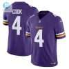 Mens Minnesota Vikings Dalvin Cook Nike Purple Vapor F.U.S.E. Limited Jersey stylepulseusa 1