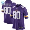 Mens Minnesota Vikings Cris Carter Nike Purple Game Retired Player Jersey stylepulseusa 1