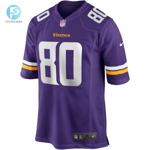 Mens Minnesota Vikings Cris Carter Nike Purple Game Retired Player Jersey stylepulseusa 1 1