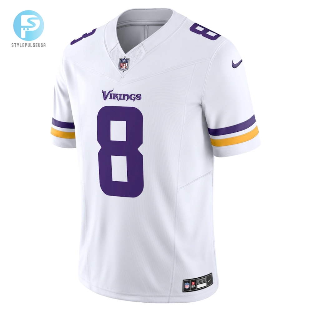 Mens Minnesota Vikings Kirk Cousins Nike White Vapor F.U.S.E. Limited Jersey 
