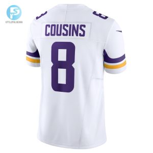 Mens Minnesota Vikings Kirk Cousins Nike White Vapor F.U.S.E. Limited Jersey stylepulseusa 1 2