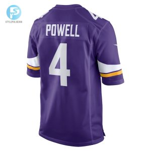 Mens Minnesota Vikings Brandon Powell Nike Purple Game Jersey stylepulseusa 1 2