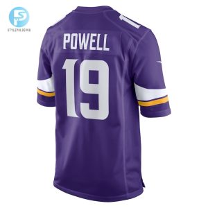 Mens Minnesota Vikings Brandon Powell Nike Purple Game Jersey stylepulseusa 1 5