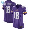 Womens Minnesota Vikings Justin Jefferson Nike Purple Game Jersey stylepulseusa 1