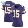 Womens Minnesota Vikings Joshua Dobbs Nike Purple Alternate Game Jersey stylepulseusa 1