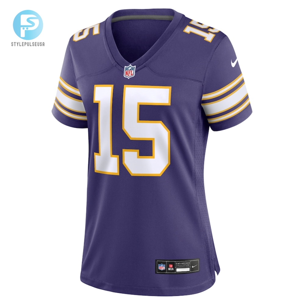 Womens Minnesota Vikings Joshua Dobbs Nike Purple Alternate Game Jersey 