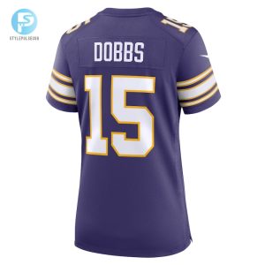 Womens Minnesota Vikings Joshua Dobbs Nike Purple Alternate Game Jersey stylepulseusa 1 2