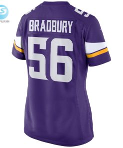 Womens Minnesota Vikings Garrett Bradbury Nike Purple Game Jersey stylepulseusa 1 2