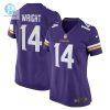 Womens Minnesota Vikings Ryan Wright Nike Purple Game Player Jersey stylepulseusa 1