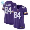 Womens Minnesota Vikings Josh Oliver Nike Purple Game Player Jersey stylepulseusa 1