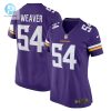 Womens Minnesota Vikings Curtis Weaver Nike Purple Home Game Jersey stylepulseusa 1