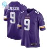 Mens Minnesota Vikings Trishton Jackson Nike Purple Game Jersey stylepulseusa 1