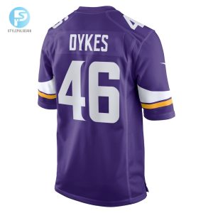 Mens Minnesota Vikings Aaron Dykes Nike Purple Team Game Jersey stylepulseusa 1 2