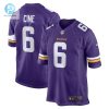 Mens Minnesota Vikings Lewis Cine Nike Purple Game Player Jersey stylepulseusa 1