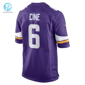 Mens Minnesota Vikings Lewis Cine Nike Purple Game Player Jersey stylepulseusa 1 2