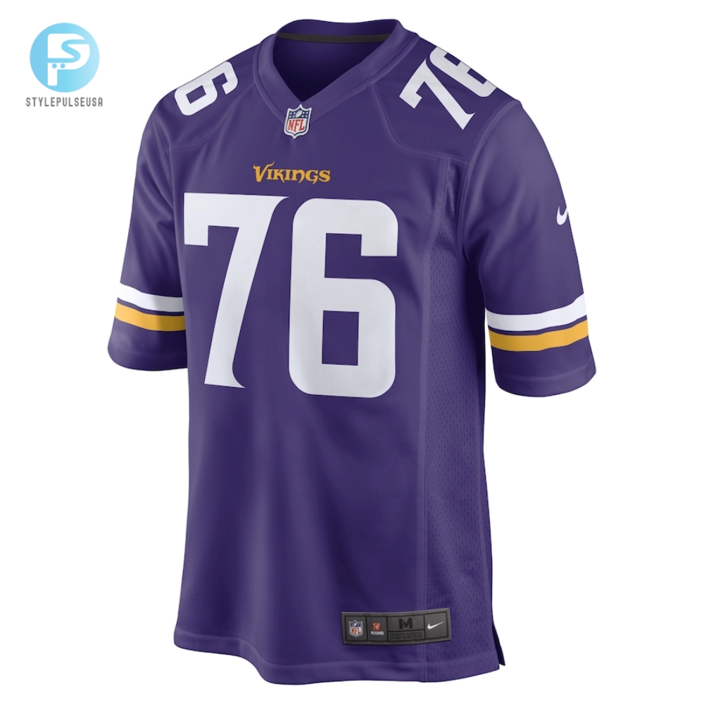 Mens Minnesota Vikings T.Y. Mcgill Jr. Nike Purple Game Player Jersey 