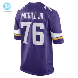 Mens Minnesota Vikings T.Y. Mcgill Jr. Nike Purple Game Player Jersey stylepulseusa 1 2