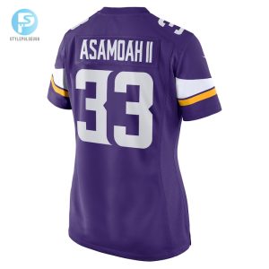 Womens Minnesota Vikings Brian Asamoah Nike Purple Player Game Jersey stylepulseusa 1 2