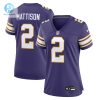 Womens Minnesota Vikings Alexander Mattison Nike Purple Classic Player Game Jersey stylepulseusa 1