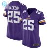 Womens Minnesota Vikings Theo Jackson Nike Purple Home Game Player Jersey stylepulseusa 1