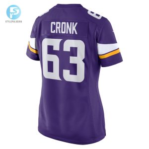 Womens Minnesota Vikings Coy Cronk Nike Purple Team Game Jersey stylepulseusa 1 2