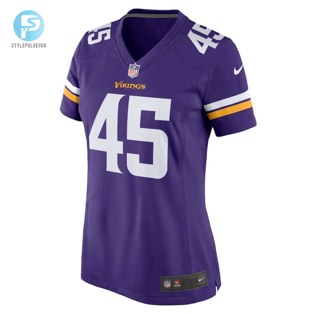 Womens Minnesota Vikings Troy Dye Nike Purple Game Jersey 
