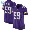 Womens Minnesota Vikings Matt Blair Nike Purple Game Retired Player Jersey stylepulseusa 1