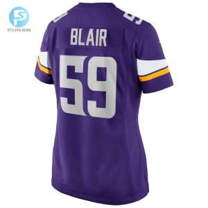 Womens Minnesota Vikings Matt Blair Nike Purple Game Retired Player Jersey stylepulseusa 1 2