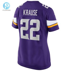 Womens Minnesota Vikings Paul Krause Nike Purple Game Retired Player Jersey stylepulseusa 1 2
