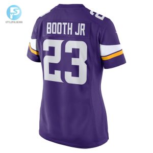 Womens Minnesota Vikings Andrew Booth Jr. Nike Purple Player Game Jersey stylepulseusa 1 2