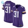 Womens Minnesota Vikings Cam Akers Nike Purple Game Jersey stylepulseusa 1