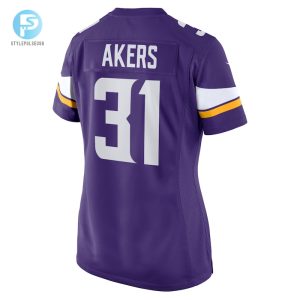 Womens Minnesota Vikings Cam Akers Nike Purple Game Jersey stylepulseusa 1 2