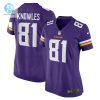 Womens Minnesota Vikings Malik Knowles Nike Purple Team Game Jersey stylepulseusa 1