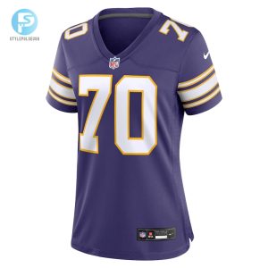 Womens Minnesota Vikings Jim Marshall Nike Purple Classic Retired Player Jersey stylepulseusa 1 1