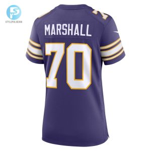 Womens Minnesota Vikings Jim Marshall Nike Purple Classic Retired Player Jersey stylepulseusa 1 2