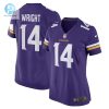 Womens Minnesota Vikings Ryan Wright Nike Purple Game Player Jersey stylepulseusa 1 3
