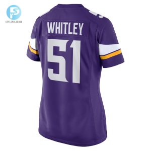 Womens Minnesota Vikings Benton Whitley Nike Purple Home Game Player Jersey stylepulseusa 1 2